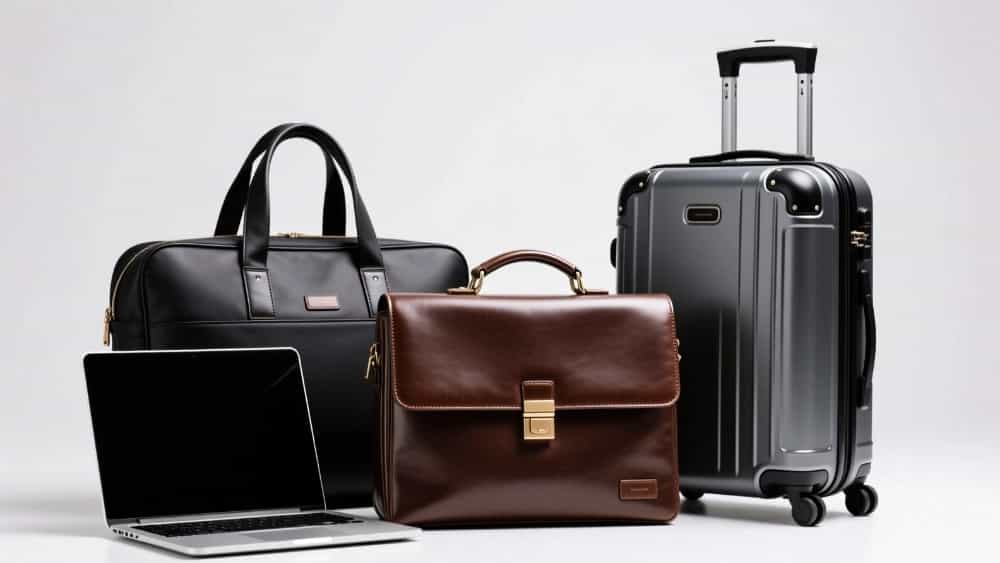 Sale of laptop, office and travel bags